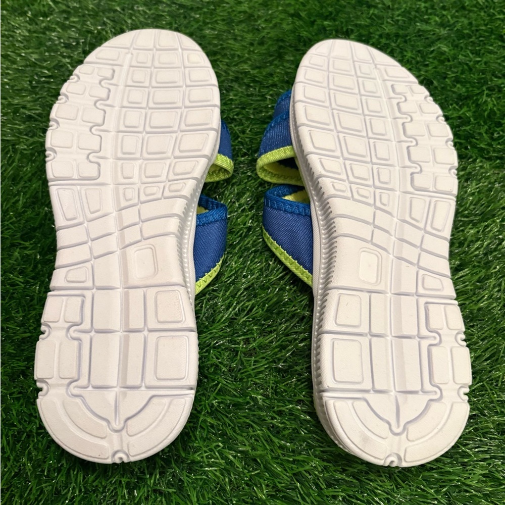 NEW Angel Steps Dede Athletic Slides-Size: 6M-Colors: Blue/Green - Picture 6 of 6